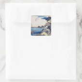 神奈川：尾根の眺め スクエアシール (バッグ)