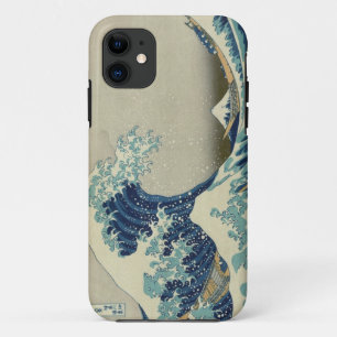 神奈川(神奈川沖浪裏)を離れた素晴らしい波 iPhone 11 ケース
