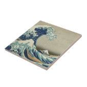 神奈川- Hokusaiを離れた素晴らしい波 タイル (側面)
