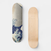 神奈川Katsushikaの津波を離れたHokusaiの素晴らしい波 スケートボード (正面)