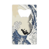 神奈素晴らし川のサーファー クレジットカード栓抜き (正面)