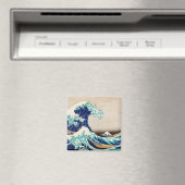 『神奈素晴らし川のヴィンテージ芸術の日本の波』 マグネット (インサイチュ (食洗機))