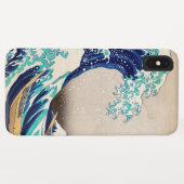 『神奈素晴らし川のヴィンテージ芸術の日本の波』 Case-Mate iPhoneケース (裏面(横))