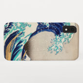 『神奈素晴らし川のヴィンテージ芸術の日本の波』 Case-Mate iPhoneケース (裏面(横))