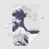 『神奈素晴らし川の波』  ゴルフタオル (インサイチュ)