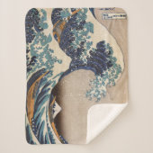 『神奈素晴らし川の波』 シェルパブランケット (正面)