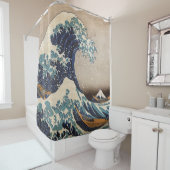 『神奈素晴らし川の波』 シャワーカーテン (インサイチュ)