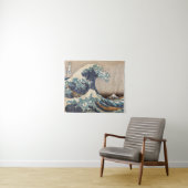 『神奈素晴らし川の波』 タペストリー (インサイチュ(横))