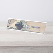 『神奈素晴らし川の波』 デスクネームプレート (正面)