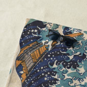 『神奈素晴らし川の波』 ビーチタオル (インサイチュ)