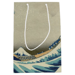『神奈素晴らし川の波』 ミディアムペーパーバッグ