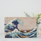 『神奈素晴らし川の波』 便箋 (スタンド正面)