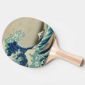 『神奈素晴らし川の波』 卓球ラケット (横)