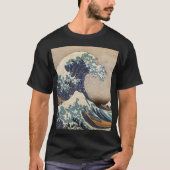 『神奈素晴らし川の波』 Tシャツ (正面)