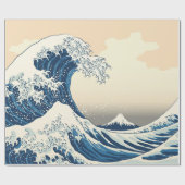 神奈素晴らし川の生殖絵画を止める  ラッピングペーパー (フラット)