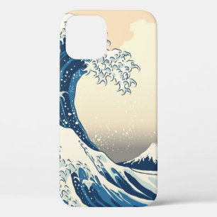 神奈素晴らし川の生殖絵画を止める iPhone 12ケース