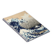 『神奈素晴らし川の8ビットピクセルアートの波』 ノートブック (右側)