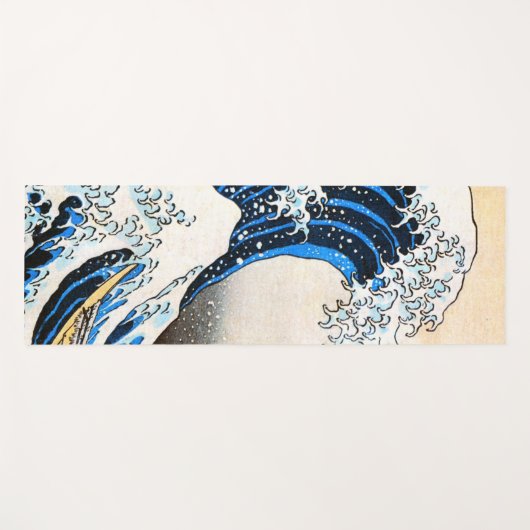 神奈素晴らし川沖北斎 ヨガマット (正面(横))