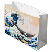神奈素晴らし川沖北斎 ラージペーパーバッグ (裏面アングル)
