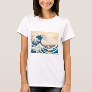 神奈素晴らし川沖 Tシャツ