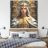 神女帝 – 天上界の名物 キャンバスプリント (インサイチュ (寝室))