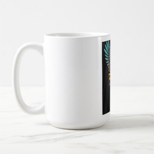 「神威張った絆」 コーヒーマグカップ (左)
