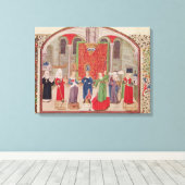 神学と(鳥)ショウジョウコウカンチョウの美徳 キャンバスプリント (インサイチュ (ウッドフロア))