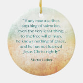 "神学のひよこ"のクリスマスのオーナメント改良しました セラミックオーナメント (裏面)