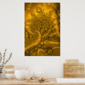 神学イエローブッシュ ポスター (キッチン)