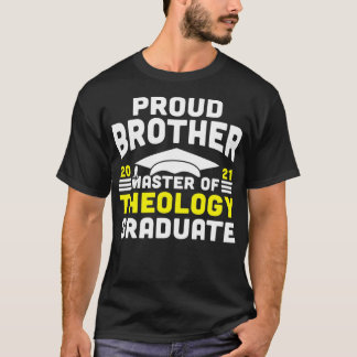 神学修士 誇りある兄弟 卒業 2021 年修了 Tシャツ