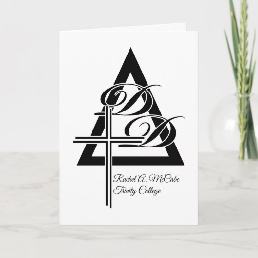 神学博士おめでとう カード (正面)