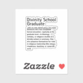 神学校の卒業生 シール (シート)