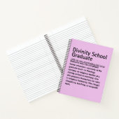 神学校の卒業生 ノートブック (内部)