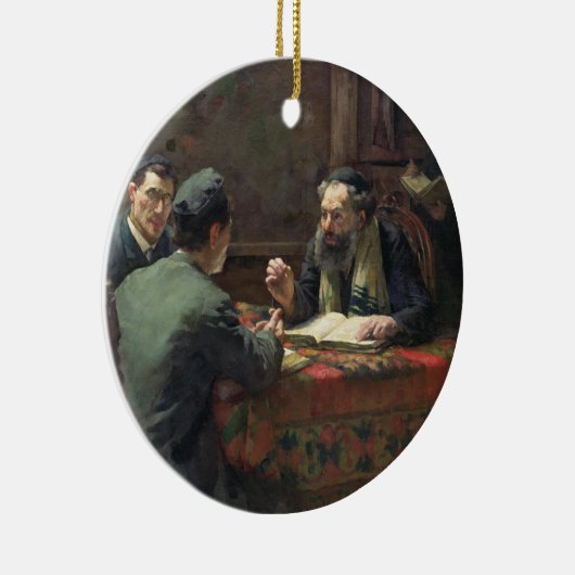 神学的な討論1888年 セラミックオーナメント (右)