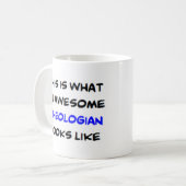 神学者素晴らしで コーヒーマグカップ (正面左)