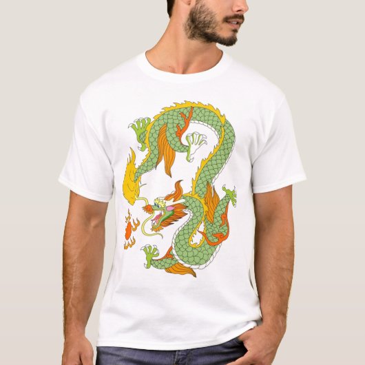 、神帝国、中国のなドラゴン女神、主の中国 Tシャツ (正面)