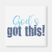 神得々この青 マグネット (正面)