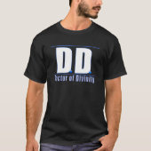 神性の略称のロゴのDDの医者 Tシャツ (正面)