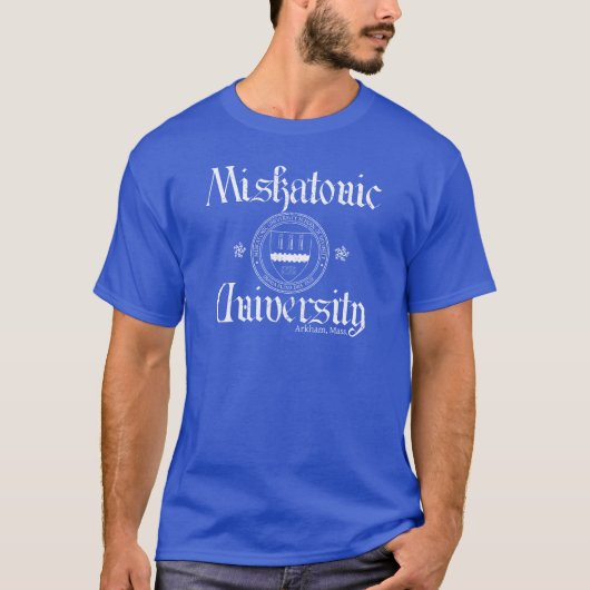 神性のMiskatonic大学学校 Tシャツ (正面)
