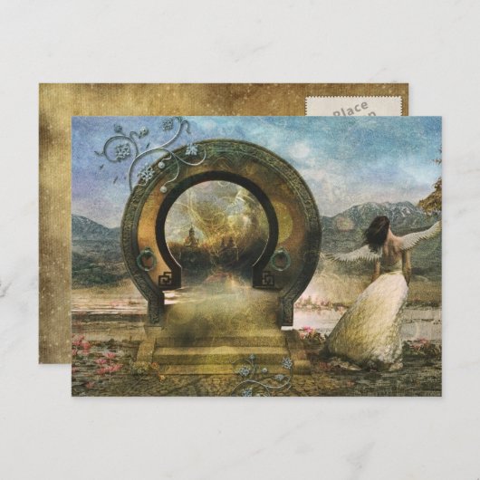 神性ポストカードを追う ポストカード (正面/裏面)