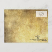 神性ポストカードを追う ポストカード (裏面)