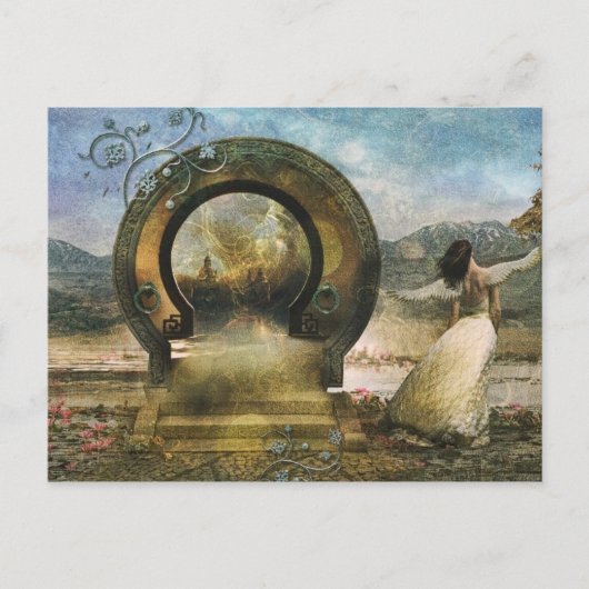 神性ポストカードを追う ポストカード (正面)