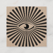 神意の目,サイキック – 中 – 透視 スクエア名刺 (裏面)