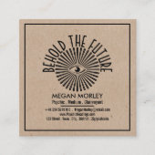 神意の目,サイキック – 中 – 透視 スクエア名刺 (正面)