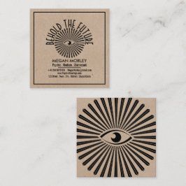 神意の目，サイキック – 中 – 透視 スクエア名刺