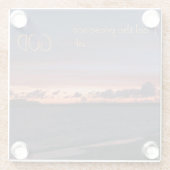 神感じの存在 ガラスコースター (裏面)