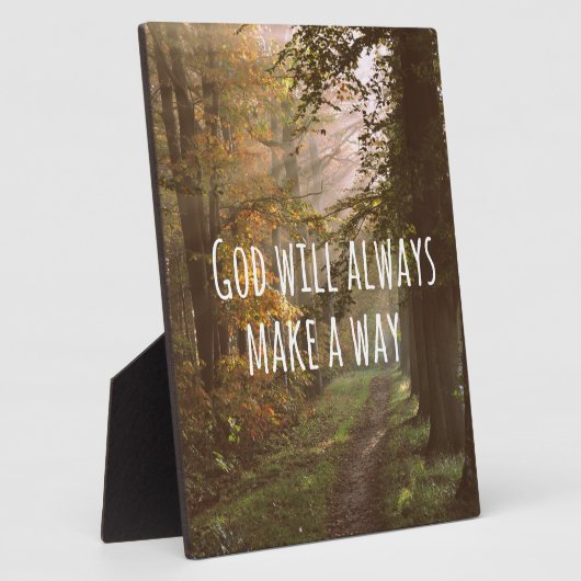 神感動的が道を引用文 フォトプラーク (側面)