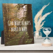 神感動的が道を引用文 フォトプラーク (側面)