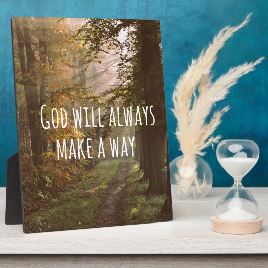 神感動的が道を引用文 フォトプラーク (側面)