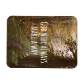 神感動的が道を引用文 マグネット (横)